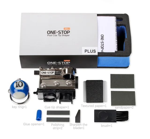 3x Temperamatite Per Punte Da Biliardo | Affila E Modella Le Punte Da 9mm, 10mm E 11mm | Strumento Portatile