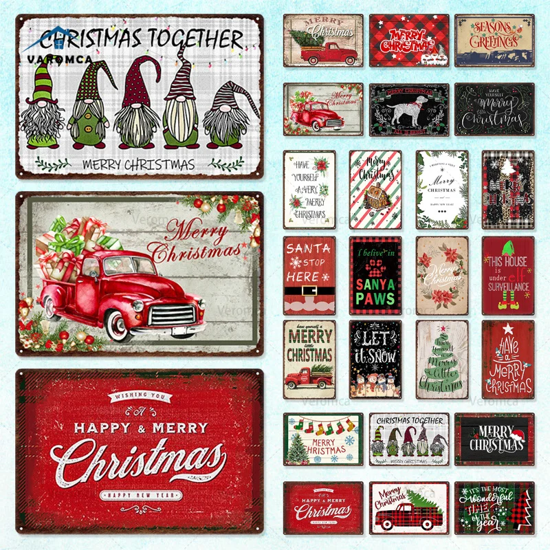 merry-christmas-metal-sign-plate-sign-metal-posters-vintage-tin-sign