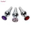 Small Size Anal Plug Massager Diamond Metal Butt Plug Anal Sex Toy for Women Men Gay Erotic Toys Sex Shop Adult Product GS0309-S 1