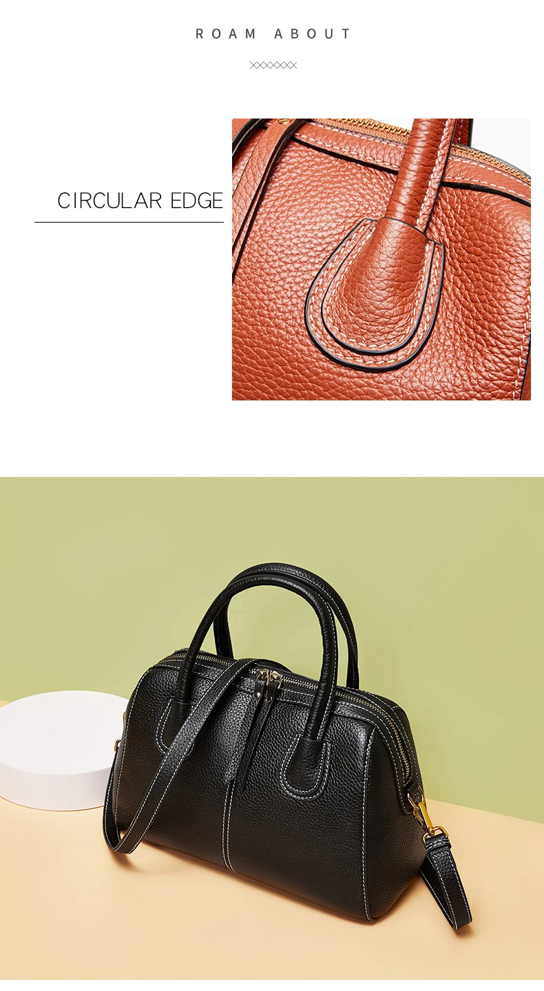 Дизайнерские женские ручные сумки высокого качества Boston Tote сумка натуральная кожа женская сумка двойная молния большая сумка на плечо
