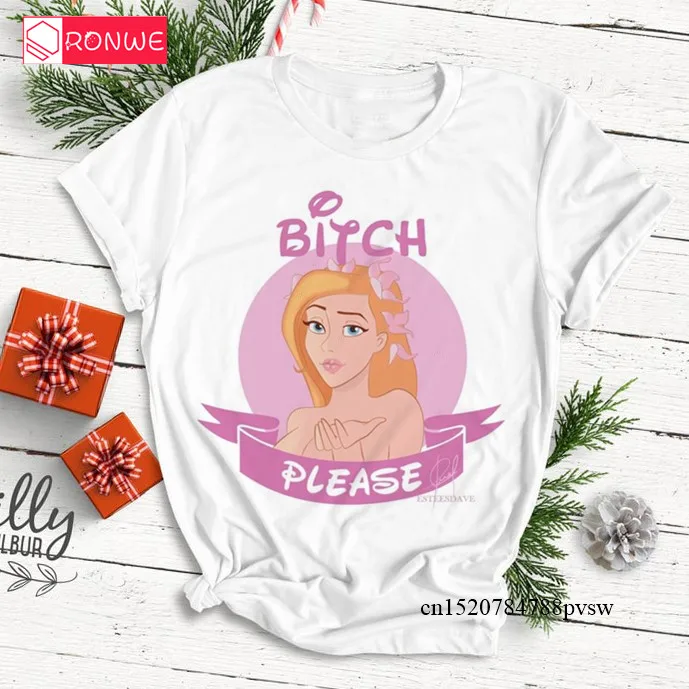 Женская футболка с принтом «Bad Girl Princess», футболка с короткими рукавами и надписью «Bad Girl», женская дизайнерская футболка Harajuku Ulzzang, одежда - Цвет: P
