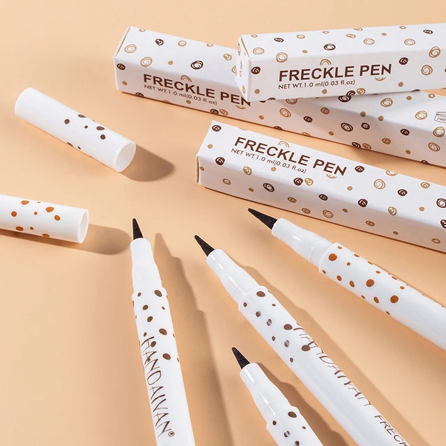 Natural Cosmetic Freckle Pen Waterproof Face Brown Eyeliner Dot Spot Pen Makeup Waterproof Dot Spot Pen