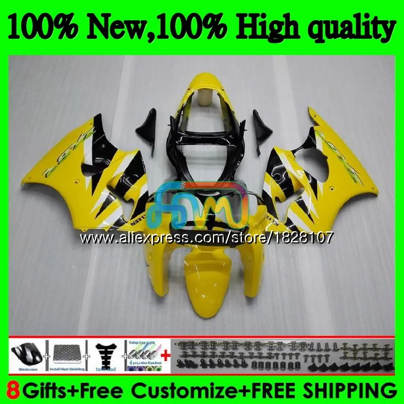 Корпус для KAWASAKI ZX-636 ZX 6R 636 600 CC 6 R ZX636 светильник желтый 13BS. 12 600CC ZX-6R ZX600 ZX6R 00 01 02 2000 2001 2002 обтекатель