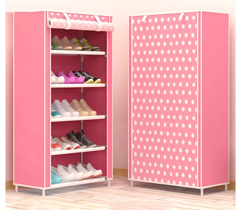 6 слоев 8 слоев 10 слоев Простой DIY сборка ткань обувной шкаф Гостиная обувь стеллажи полки мебель для дома
