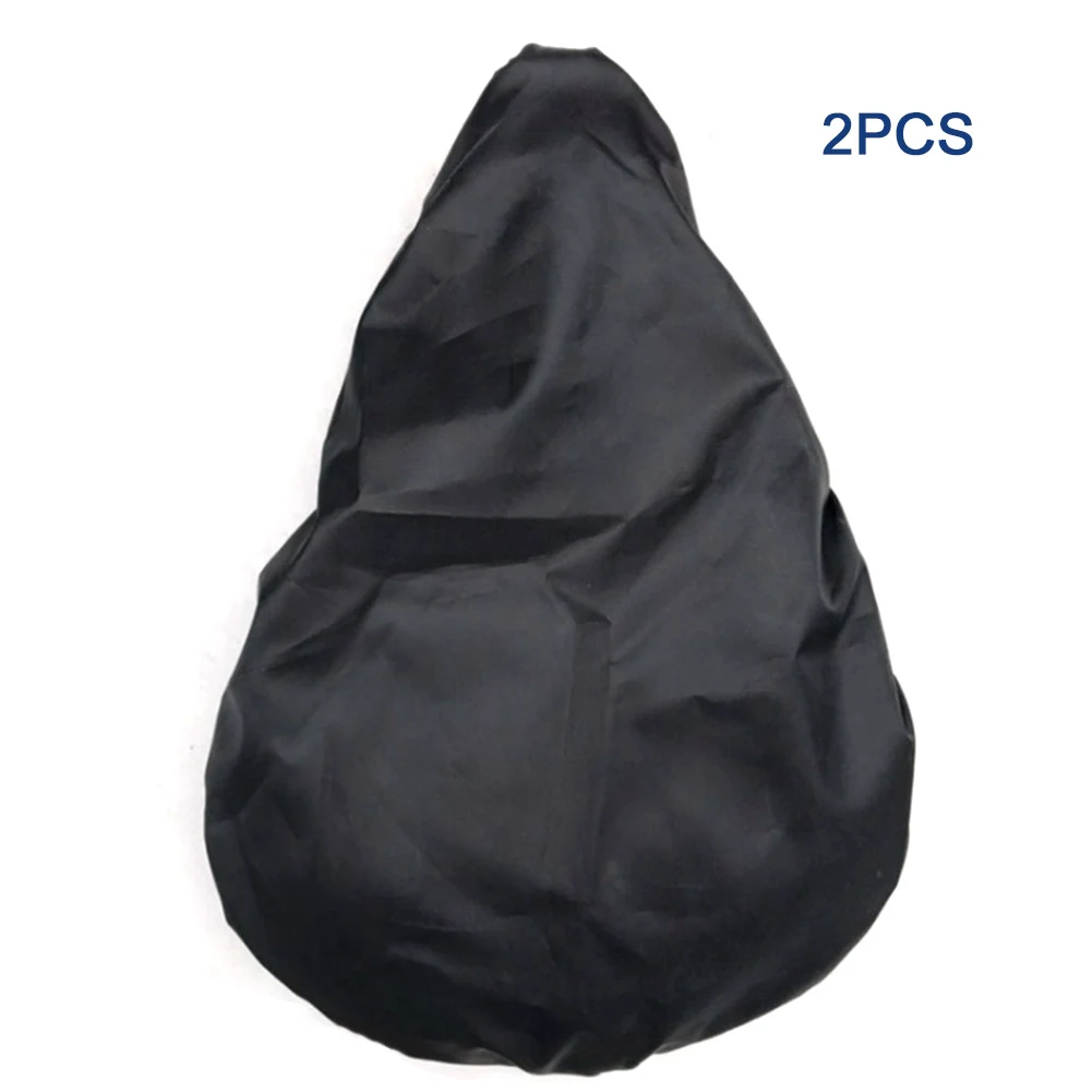 

2 Pcs Outdoor Recreation Saddle Cycling Protection Bicycle Accessories Bike Seat Rain Cover Waterproof With Drawstring