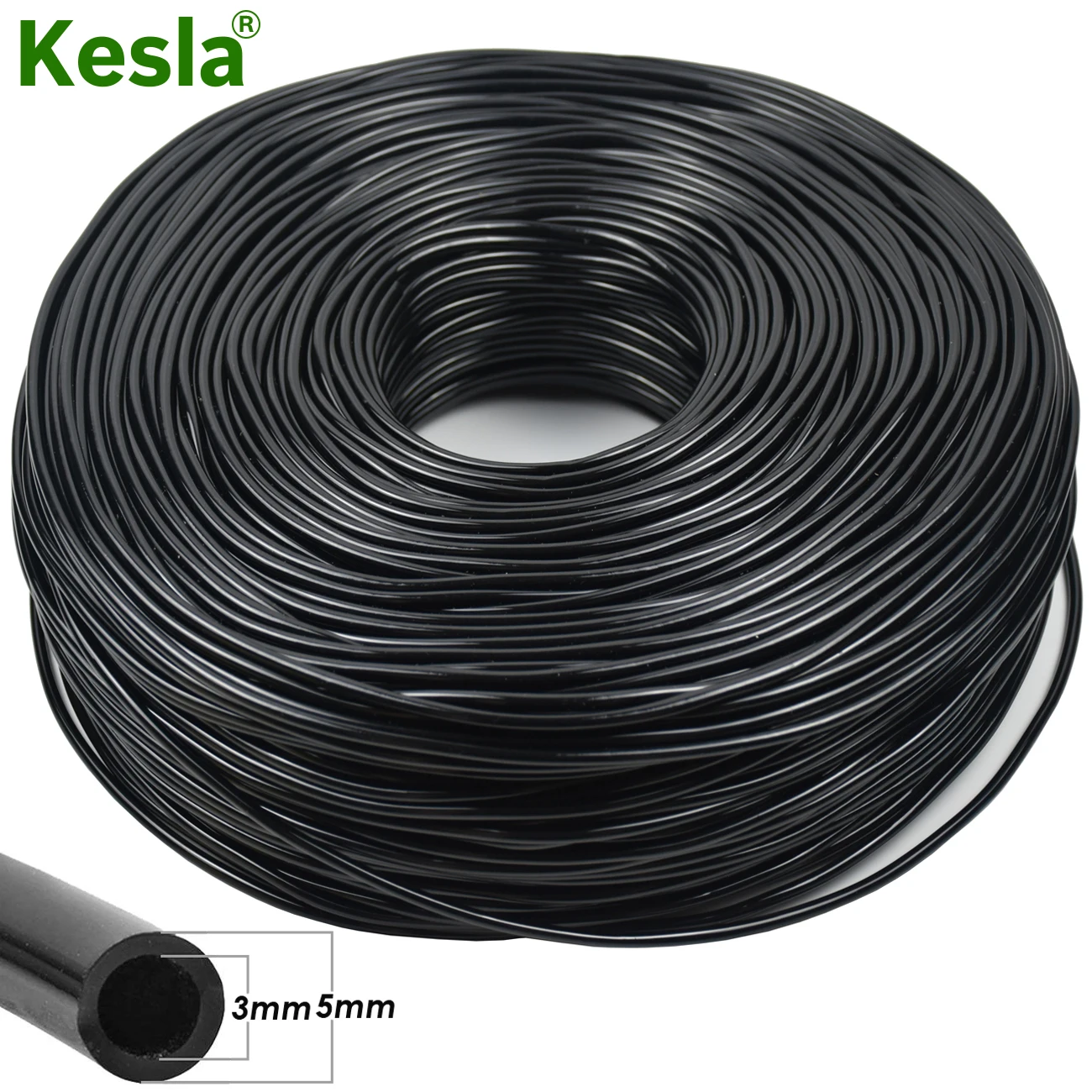 Garden Hose 3/5mm Watering Irrigation Pipe 1/8'' Tubing For Greenhouse Bonsai Potted Plants Drip Arrow Dripper Sprinkler