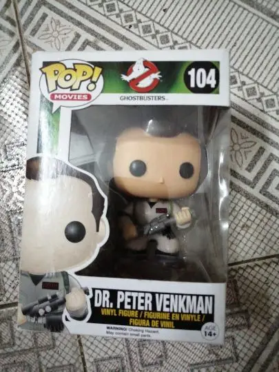 Funko pop официальные фильмы: Ghostbusters Dr. Peter Venkman Виниловая фигурка Коллекционная