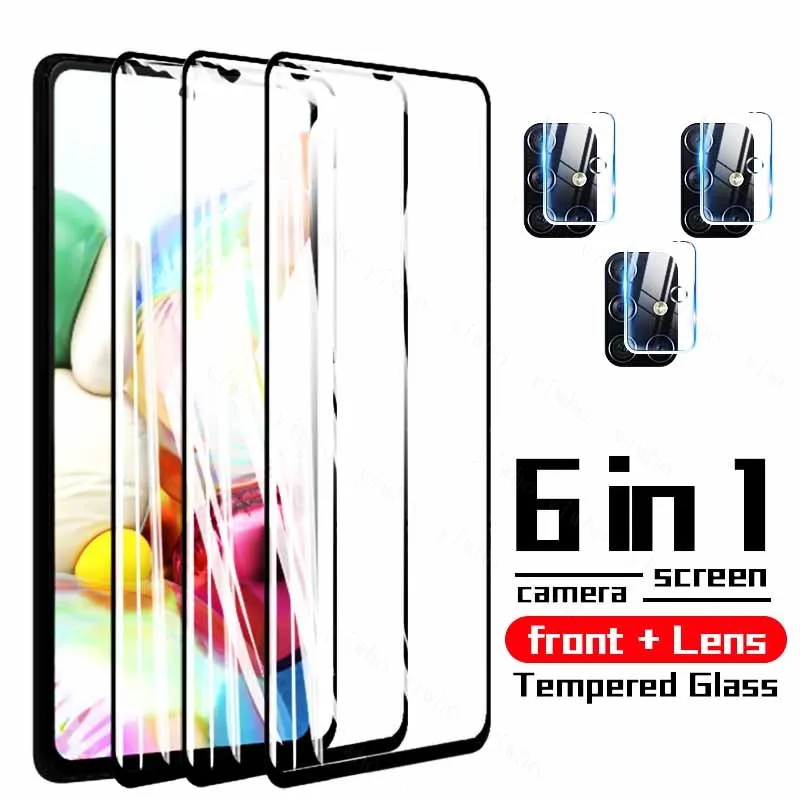 

Tempered Glass for Samsung Galaxy A71 A51 A91 A41 A31 A21 A21s A11 A01 Screen Protector Camera Lens Protective Glass HD Film