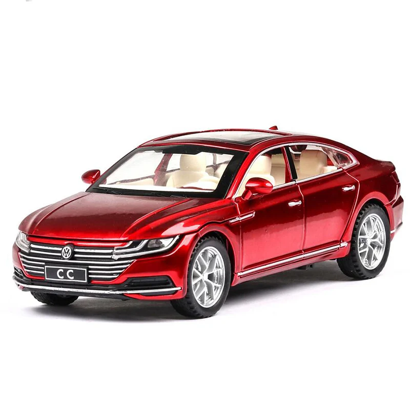 1/32 высокая имитация 4 цвета оттягивающаяся назад модель автомобиля Diecasts свет и звук спортивный сплав автомобиль коллекция игрушка для детей V183 - Цвет: Red