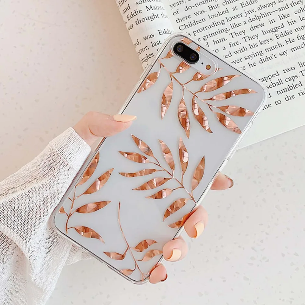 电镀叶子枫叶iphone 11