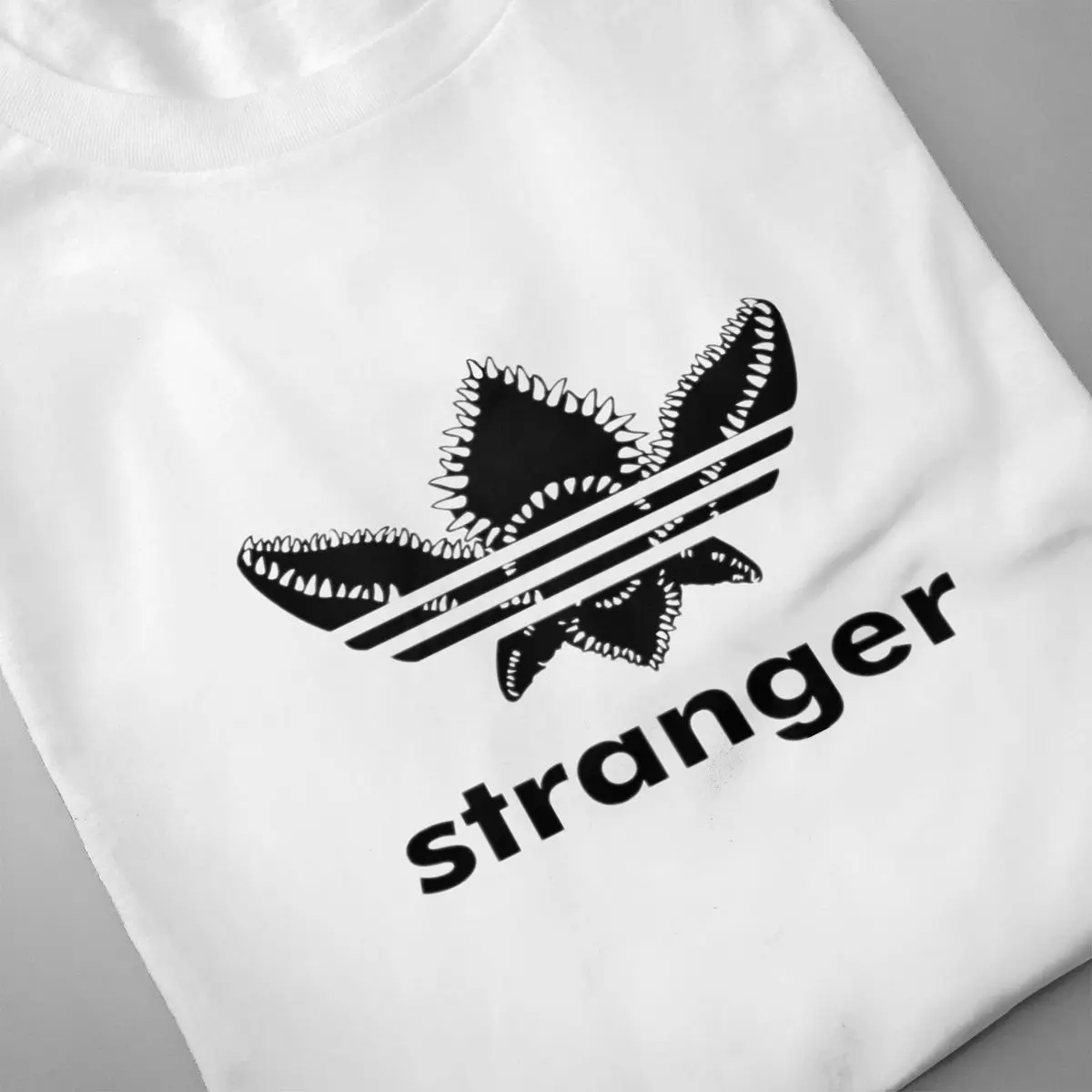 Stranger Things Terrible Mouth Casual O-Neck Men's Short Sleeve T-shirt 100% Cotton Tee Shirt Printed Stranger Things Terrible Mouth Casual O-Neck Men's Short Sleeve T-shirt 100% Cotton Tee Shirt Printed