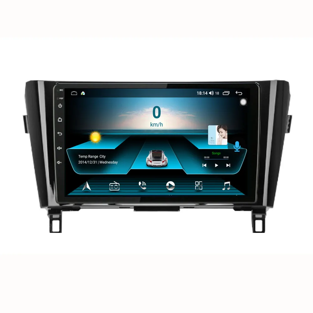 Мультимедийный проигрыватель для NISSAN Qashqai Android 10 1/9/8 4G LTE DVD плеер навигация GPS