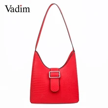 Vadim брендовая дизайнерская сумка-хобо, женская сумка, одноцветная женская сумка с верхней ручкой, роскошная женская сумка на плечо, высокое качество, Bolsa Feminina