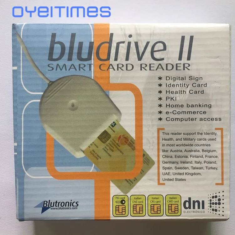 Смарт кардридер OYEITIMES Bludrive II устройство для чтения SIM карт USB бесплатная