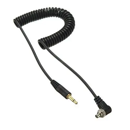 

PC Male Sync to 3.5mm Plug Cable Cord with Screw Lock for Studio Flash Light