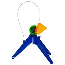 Triangle Fishing Flag Portable Wear-Resistant ABS Folding Triangle Ice Fishing Flag Wheel for Outdoor