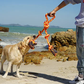 

Large Dogs Pet Toys Training Chew Resistant Ropes Playing Outdoor Interactive Dog Toys Perros Acesorios Pet Accessories MM60GWJ