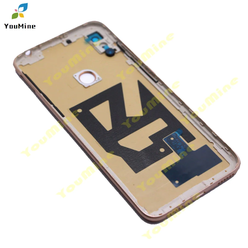 Для huawei y6() задняя крышка для батареи, стеклянный корпус, задняя крышка для двери, Сменный Чехол+ объектив для камеры для huawei y6 prime