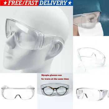 

Unisex Anti Fog Dust Glasses Eye Protection Fully Sealed Anti Spray Clear Goggle