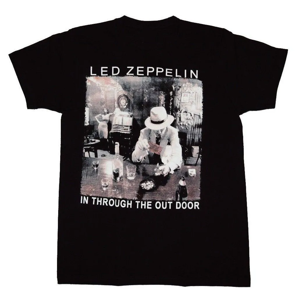 

Led Zeppelin Shirt In Through The Out Door New Men T-Shirt Classic Rock