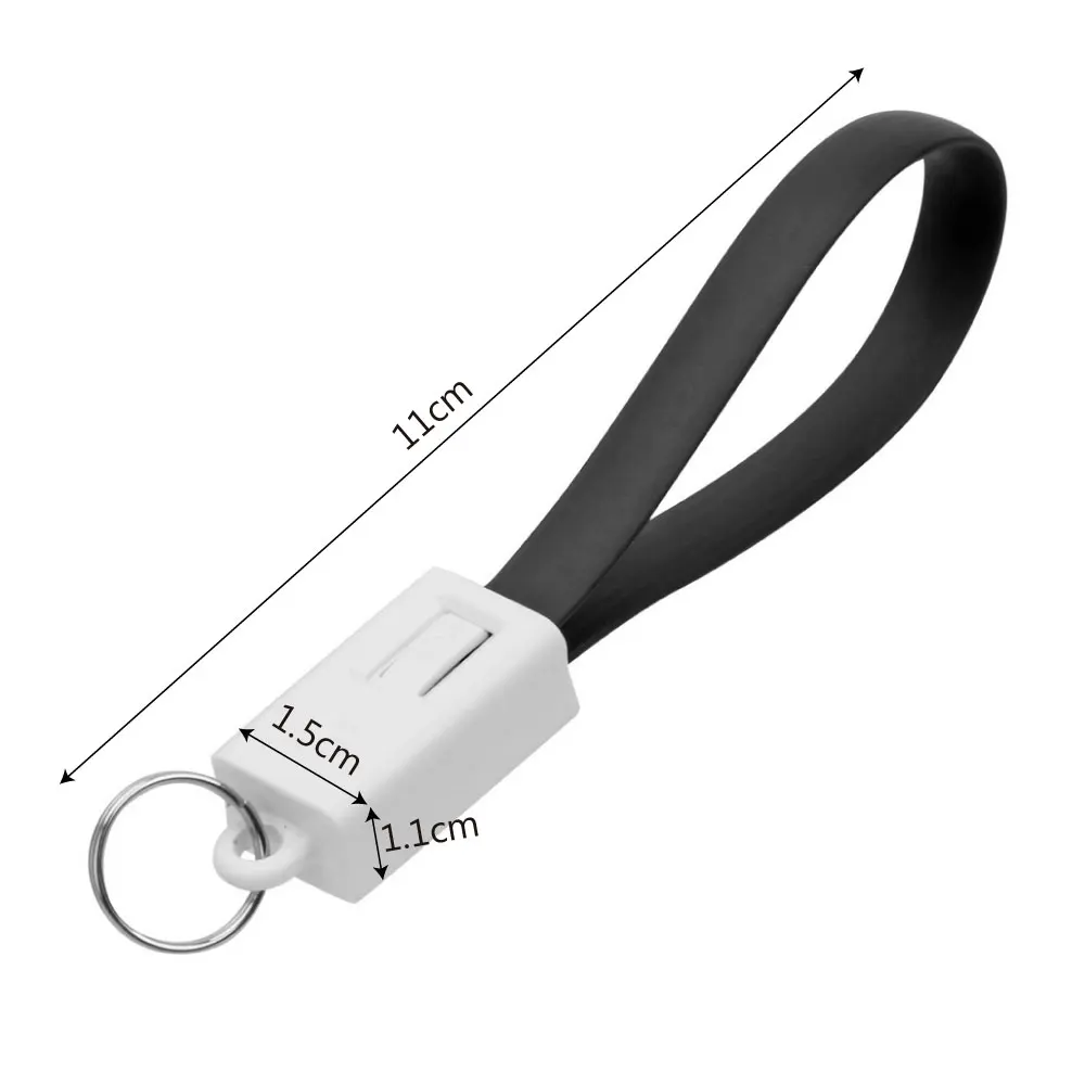 Брелок для ключей с Micro USB зарядным кабелем подарок друга многофункциональный