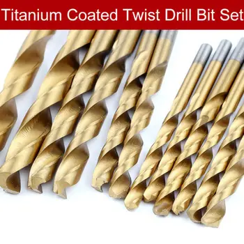 

Titanium Coating Cobalt Drill Bits For Stainless Steel Metal HSS-Co Cobalt Set