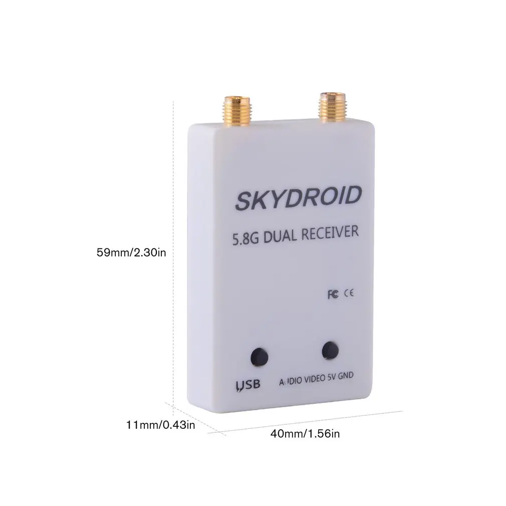 Skydroid 5,8 Ghz 150CH True Diversity UVC OTG Смартфон FPV приемник для Android Tablet PC VR гарнитура FPV система RC Дрон