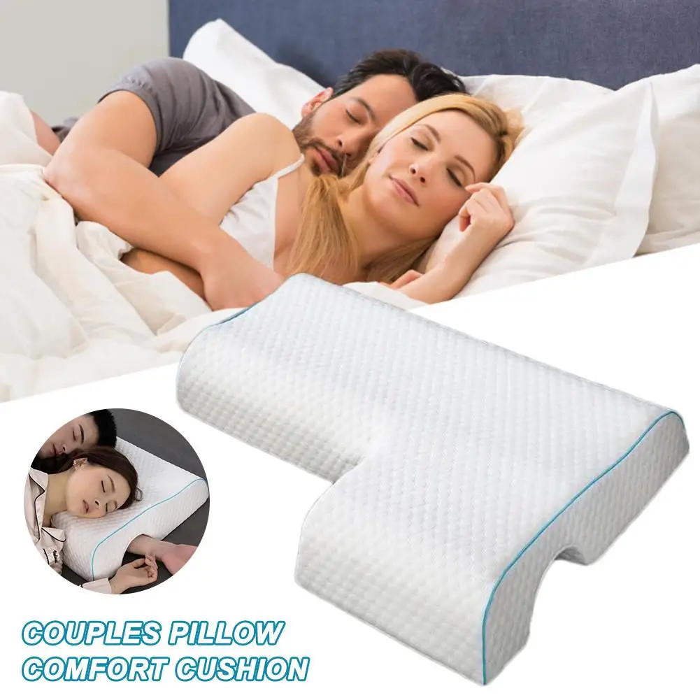 Memory Foam Pillow Arch Designed Breathable Couples Pillow Comfort