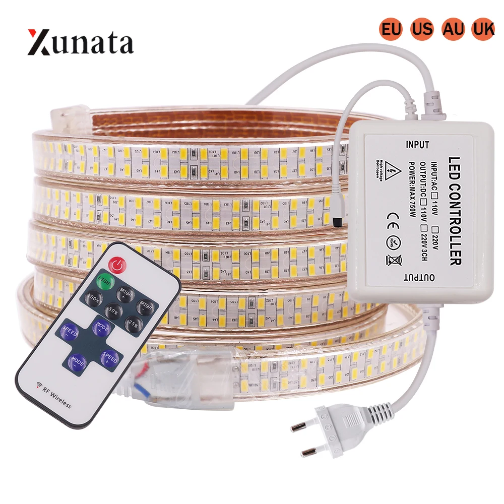 Светодиодная ленсветильник SMD5730 220 В переменного тока 240