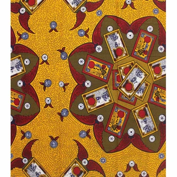 

Guaranteed Real Pagne Wax Block Prints In Tissusies Wax 100% Cotton Veritable Wax Tissus African Ankara Print Fabric Aso Ebi