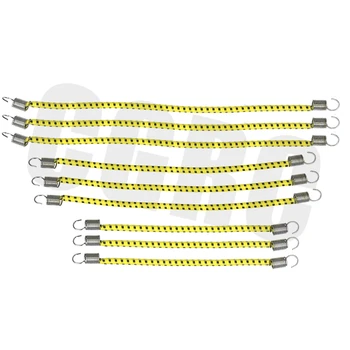 

9pcs RC Car Roof Luggage Rack Nylon Elastic Rope For 1/10 RC Crawler Car TRX4 AXIAL SCX10 RC4WD D90 CC01 JIMNY VS4 TF2