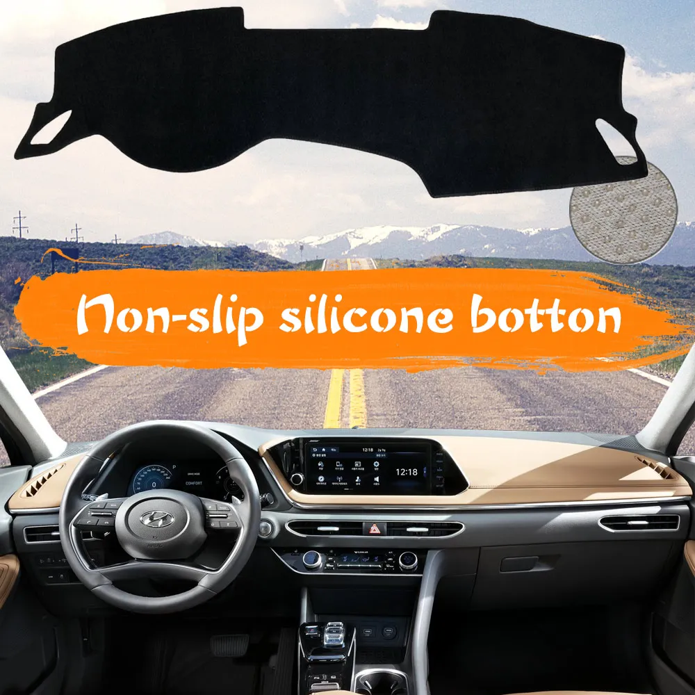 

Коврик для приборной панели, коврик для защиты от солнца для Hyundai Sonata DN8 N Line 2020 2021 2022, аксессуары для защиты от света