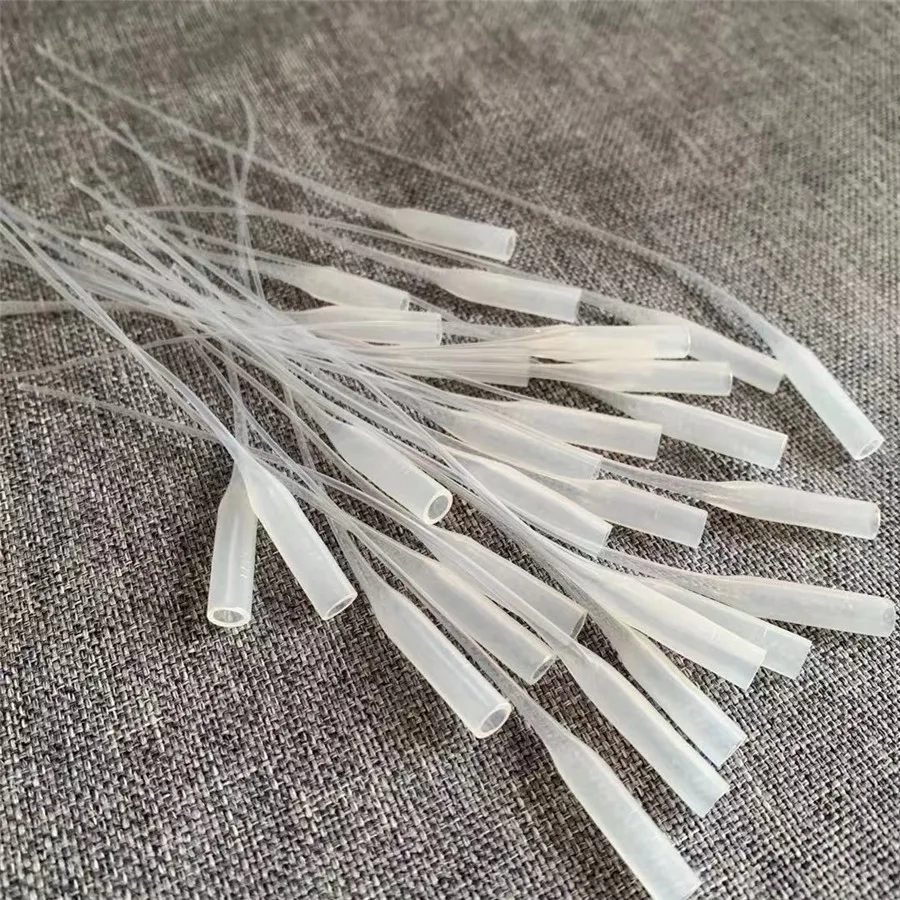 

New 10/50pcs Universal 502 Instant Super Glue dropping Tube Nozzle Lengthened Needle Tube Bottle Cap Catheter Dropper Adhesive