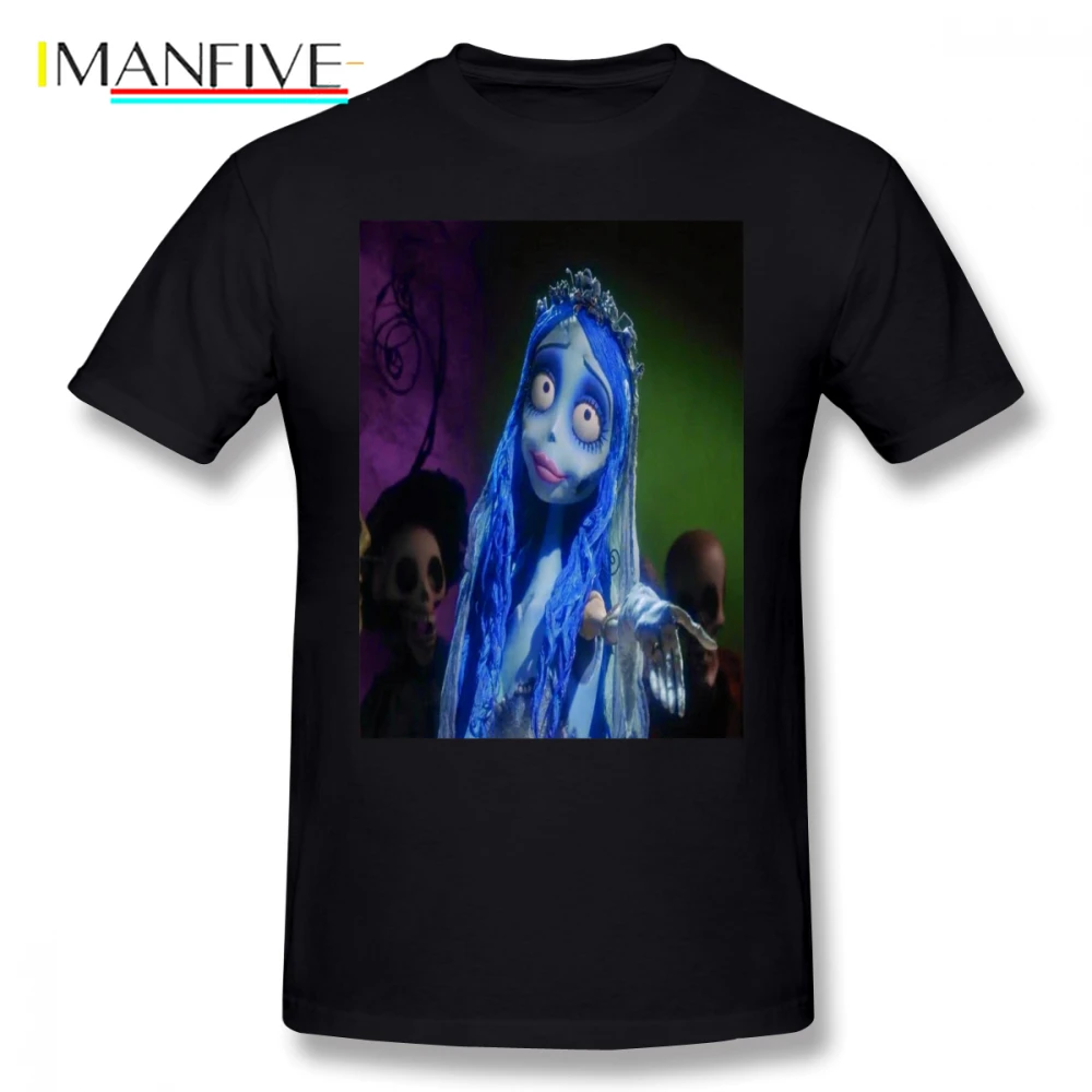 

Corpse Bride T Shirt Corpse Bride T-Shirt 100 Percent Cotton Graphic Tee Shirt Basic Short Sleeves Cute Mens 4xl Tshirt