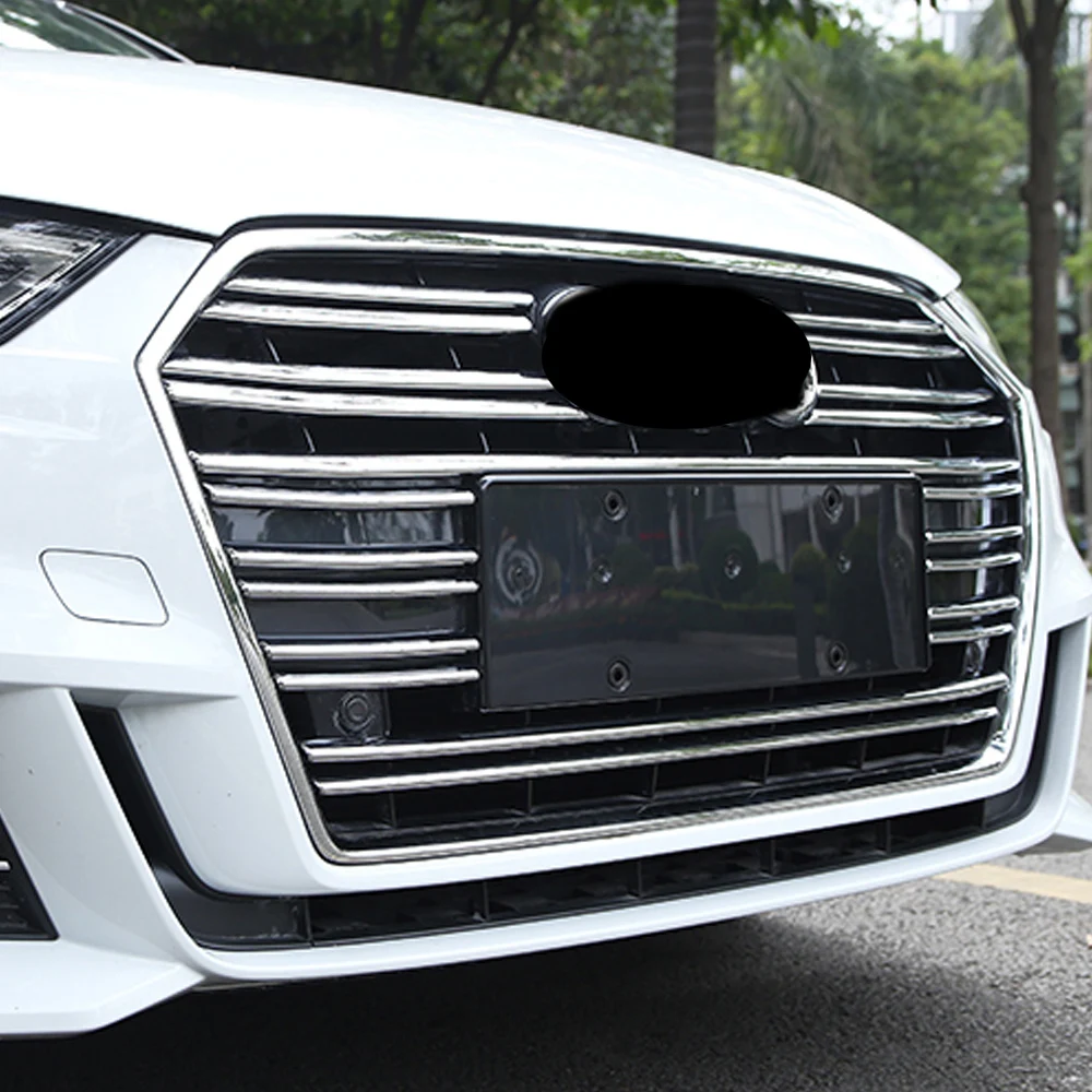 CARMANGO для Audi A3 2017 2019 автомобильный Стайлинг передний колпак решетка хромированная