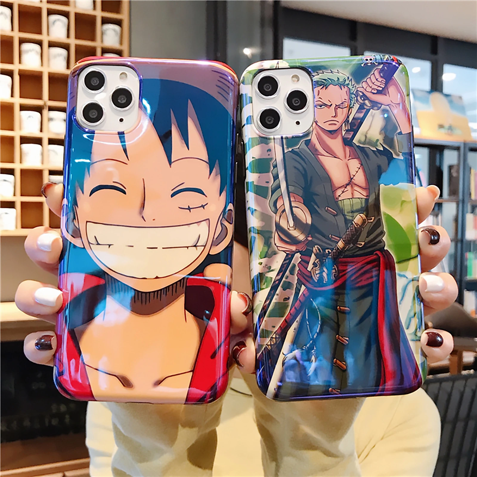 One Piece Monkey D Luffy Roronoa Zoro Phone Case Cover For Iphone 12 Pro Max 11 Pro Max X Xr Xs Max 6 7 8 Plus Painting Calligraphy Aliexpress