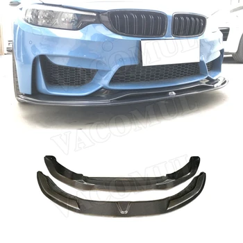 

Dry Carbon Fiber Front bumper Lip Spoiler for BMW 3 Series F80 M3 4 Series F82 F83 M4 2014-2018 PSM Style FRP Double Chin Guard