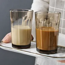 4 шт., набор прозрачных стеклянных чашек, утолщенная чашка для молока, домашняя чашка для завтрака, питьевая чашка, может нагреваться в микроволновой печи mx12061127
