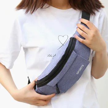 

Men's And Women‘s Simple Leisure Fashion Oxford Sport Fitness Waist Packs Fanny Pack Ladies Belt Bag Bananos mujer cintura