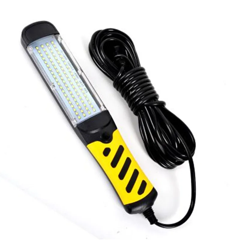 AC 220V Handheld Magnetic LED Car Inspection Lamp Work Light Torch w/ Hook $S1