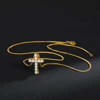 High Quality Zircon Cross Necklace For Women Hip Hop Jewelry Stainless Steel Pendant Chain Fashion Jewelry Christmas Gift 2022 - Image 5