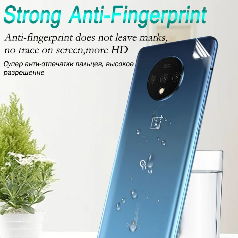30D полное покрытие Гидрогелевая задняя пленка для Oneplus 7 Pro Защита экрана 7T 6 6T