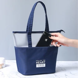 Swimming Bag Sports Bathing Beach Handbag Waterproof Storage Women Transparent Organizer TPU Phone Pocket Dry Wet Pool Bag X314A