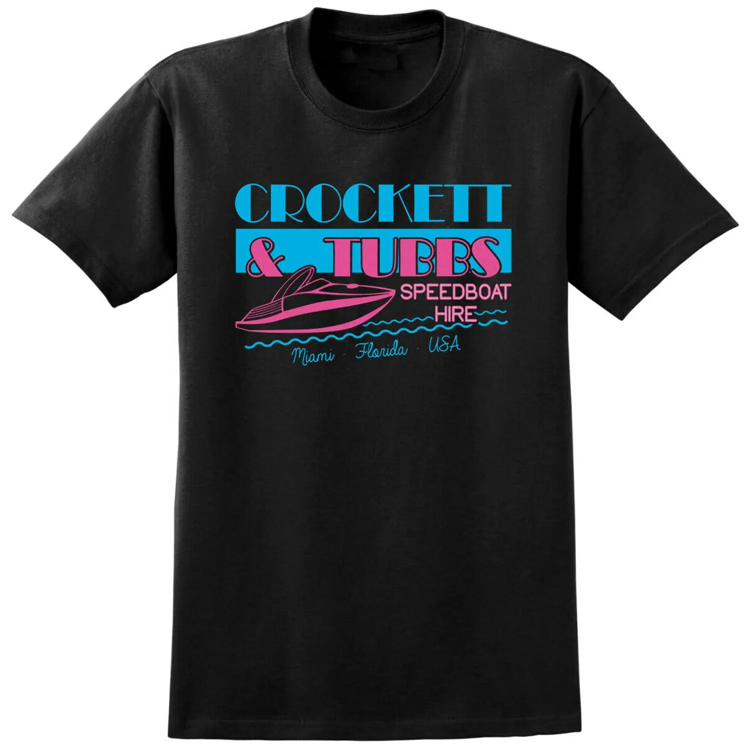 Футболка Crockett & Tubbs в стиле знаменитостей Майями футболка ретро 80 s Cop tv|Футболки| |