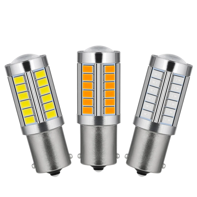 2 шт. Автомобильные светодиодные лампы 1156 BA15S BAY15D BAU15S P21W 1157 P21/5W PY21W | Автомобили и