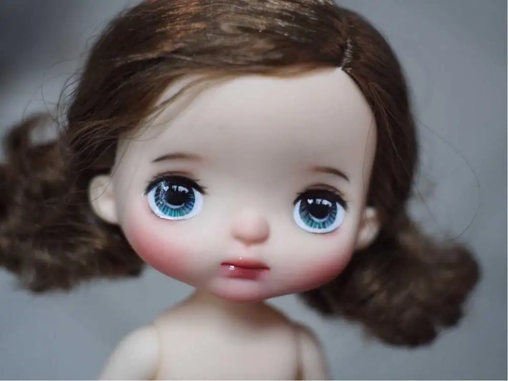 Индивидуальные лица для holal куклы, 16 см куклы как holal куклы - Цвет: Face 8