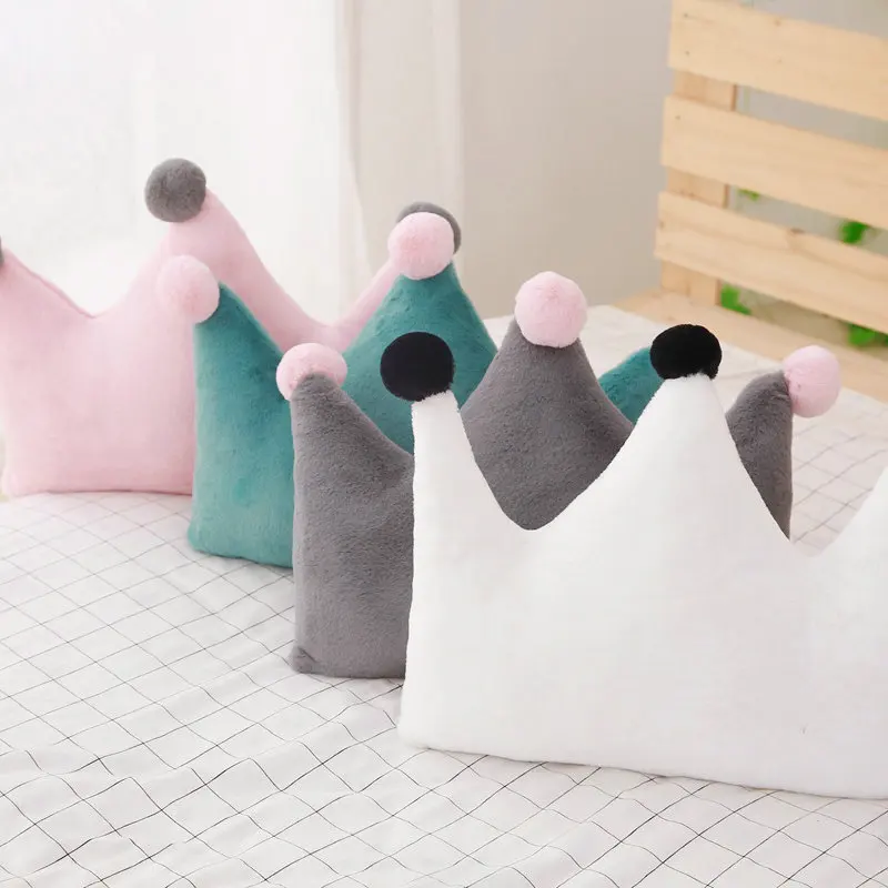 

Northern European-Style Rabbit Fur Triangular Solid Color Cushion Star Moon Five-pointed Star Heart Sofa Decoration Pillow Bed C