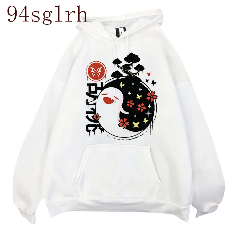 

Genshin Impact Hoodies Women/men Harajuku Funny Cartoon Kawaii Anime Hu Tao Sweatshirt Unisex Winter Warm Graphic Hoody Female