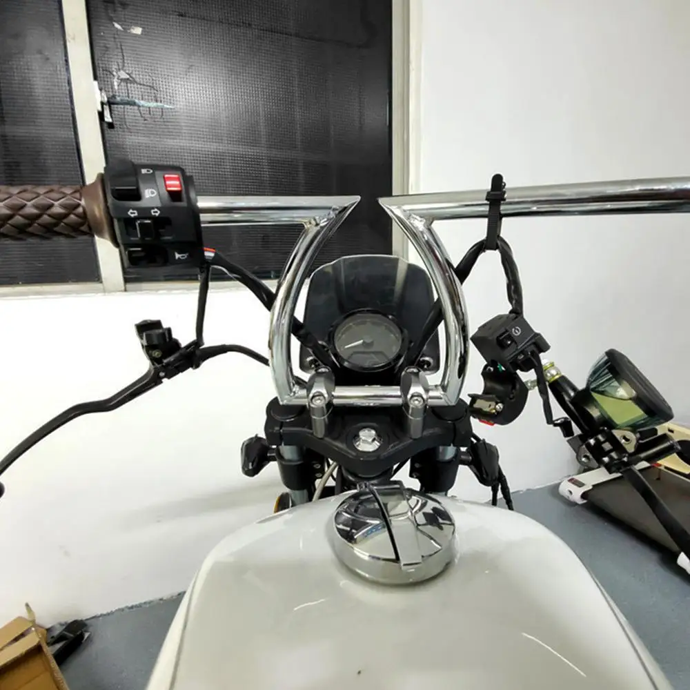 ZORBYZ 22 мм Универсальный мотоцикл Z Drag руль черный/хром бар для Harley Honda Kawasaki Suzuki Yamaha