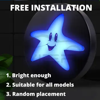 

Led Car Roof Light Touch Type Interior Reading Light Star Night Light Car Ceiling Magnet Lamp Automobile Car Dome USB Charging